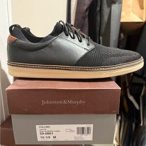 Johnston & Murphy Black and Tan Men's Sneakers